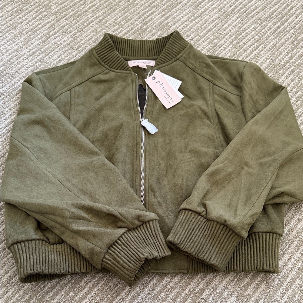Philosophy Khaki Green Jacket